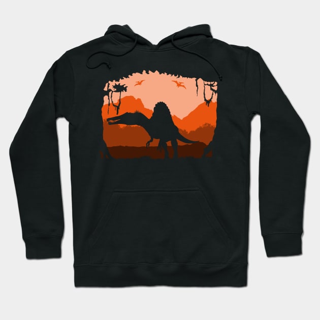 Spino Sunset Hoodie by nickbeta